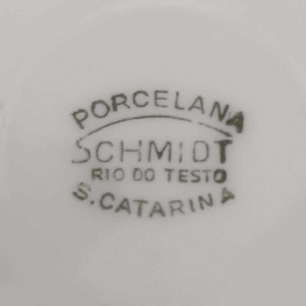 Jogo de chá e café de porcelana Schmidt, Rio do Testo