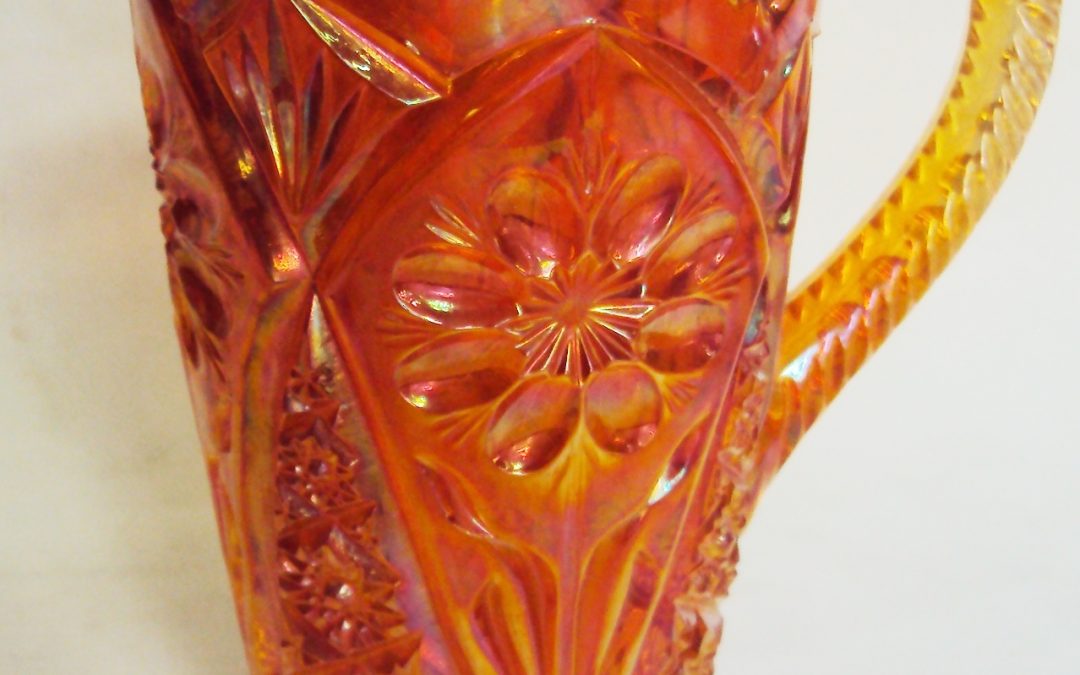 Amberina ou Carnival Glass (dicionário)