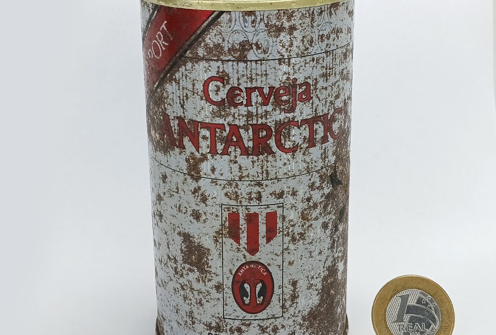 DI 83 – Lata antiga de cerveja Antarctica lacrada